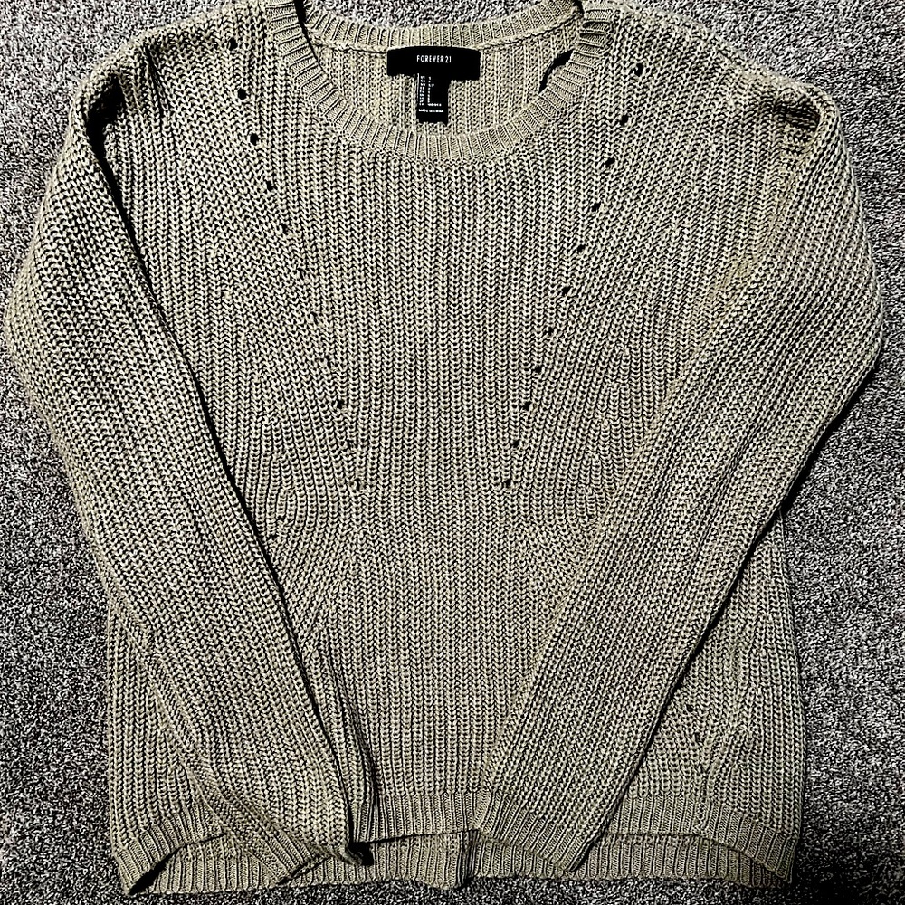 Forever 21 Sandy Brown Sweater